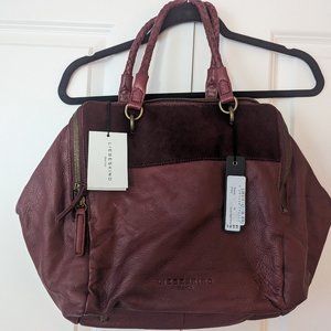 Liebeskind Berlin Kayla Pony Bag Red Grape - NWT